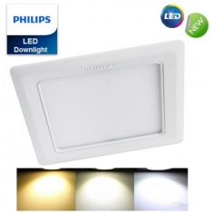 Bộ đèn downlight âm trần LED Philips 59526 MARCASITE 100 SQ 9W 3000K recessed