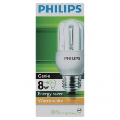 Bóng đèn tiết kiệm điện Philips - Bóng đèn compact Philips 8W